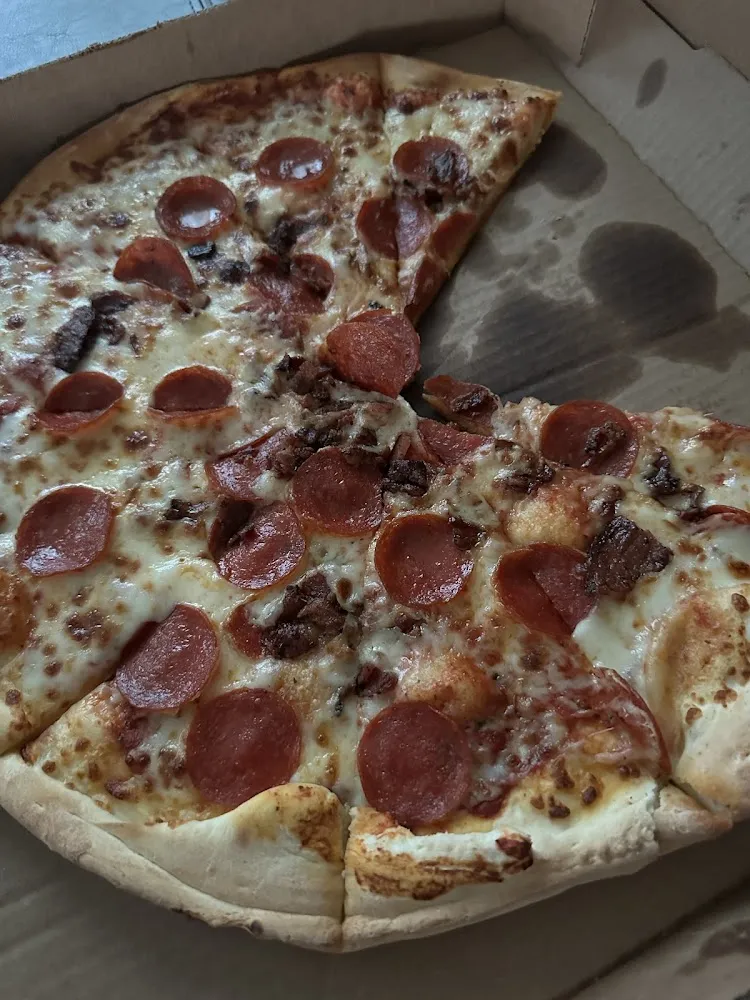 Pepperoni and Bacon Pizza